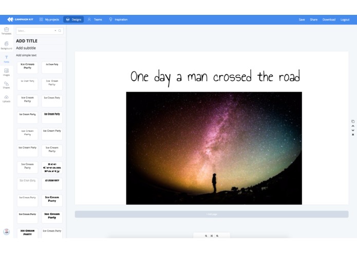 Campaign kit – screenshot 1