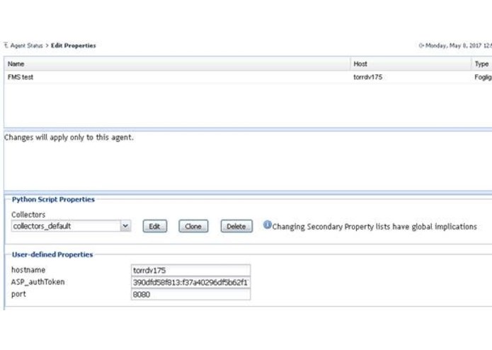 Foglight agent – screenshot 2