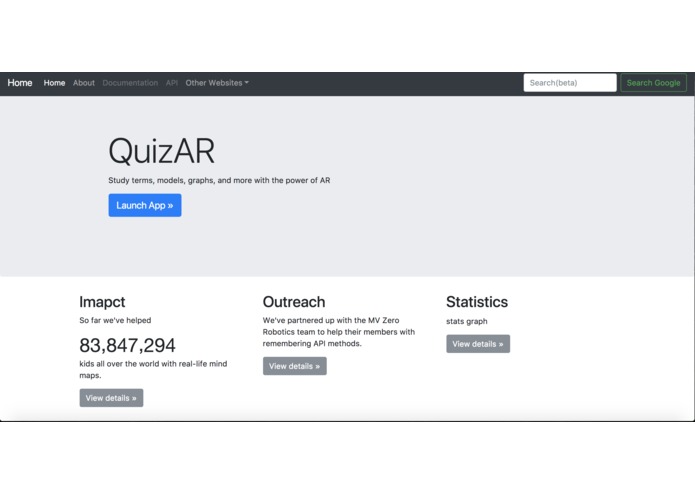 QuizAR – screenshot 1