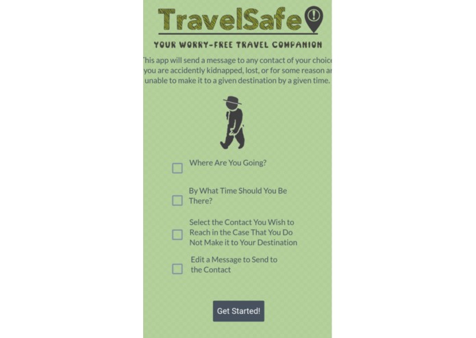 TravelSafe – screenshot 1