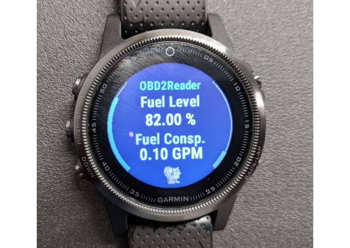 ConnectIQ with OBDToo – screenshot 1