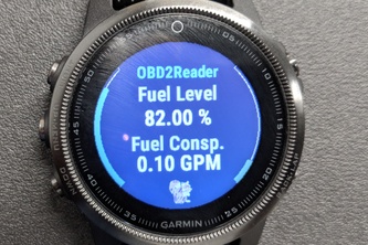 ConnectIQ with OBDToo