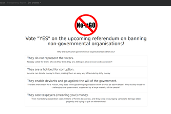 no-NG.Org - No(n)-non-governmental organization