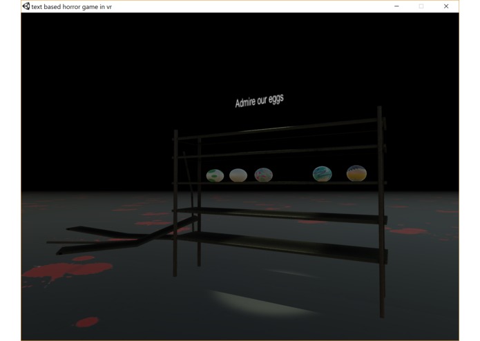 text-based horror game in VR – screenshot 2
