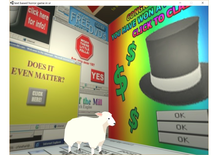 text-based horror game in VR – screenshot 7