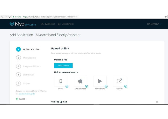 MyoArmband Aging Adult Assistant – screenshot 1
