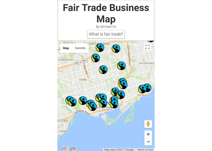 Fair Trade Business Locator – screenshot 1