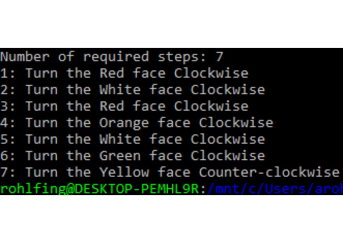 Computer Vision Rubik's Cube Solver – screenshot 7