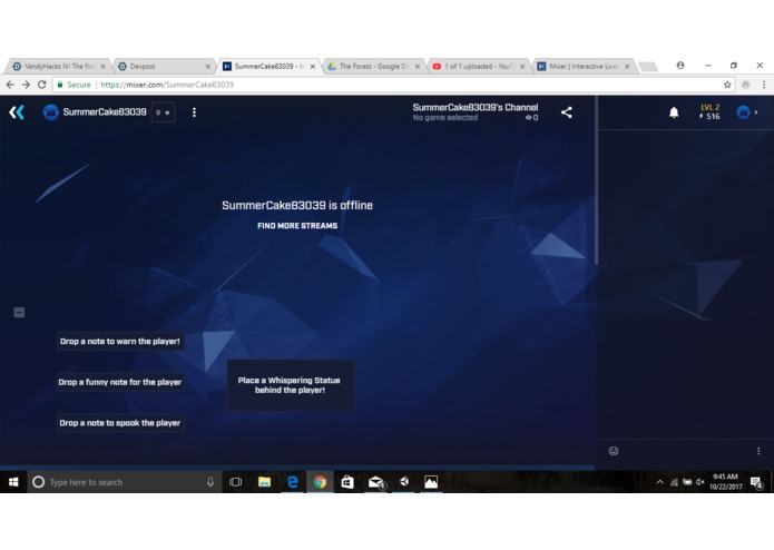 The Forest - A Mixer Interactive Game – screenshot 1