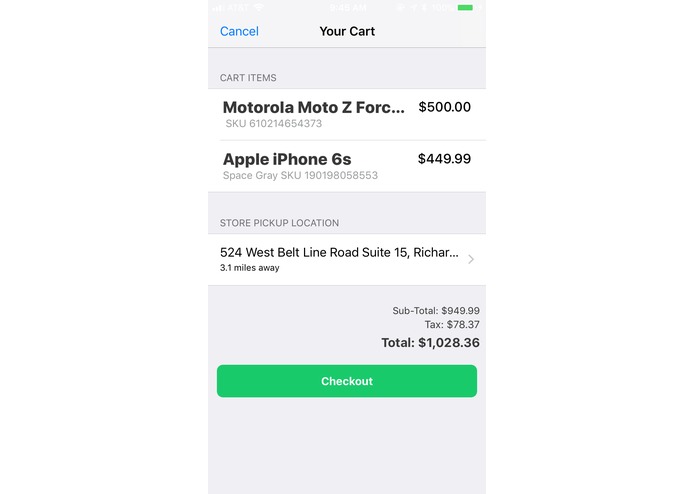 CheckoutAR – screenshot 3
