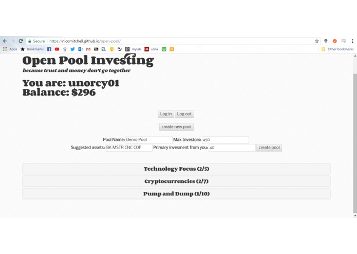 open-pool – screenshot 1