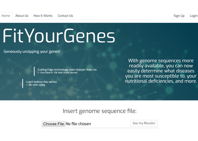 FitYourGenes – screenshot 1