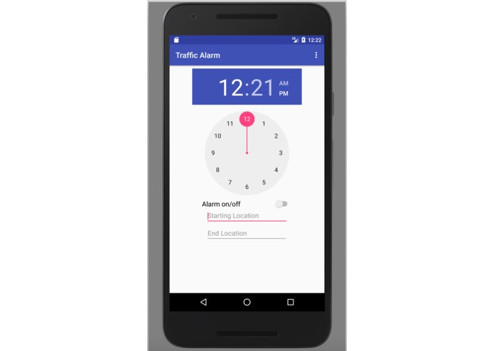 Traffic Alarm – screenshot 1