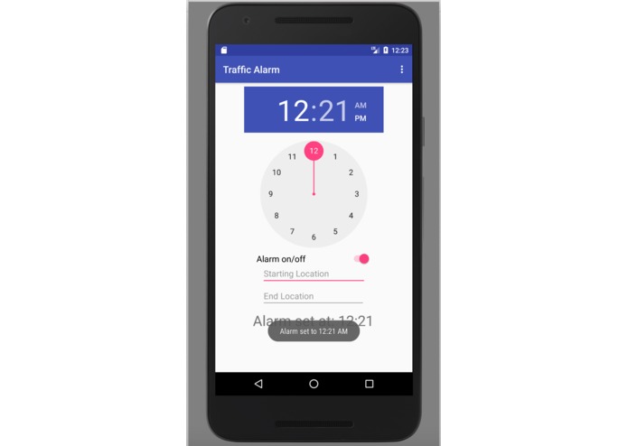 Traffic Alarm – screenshot 2