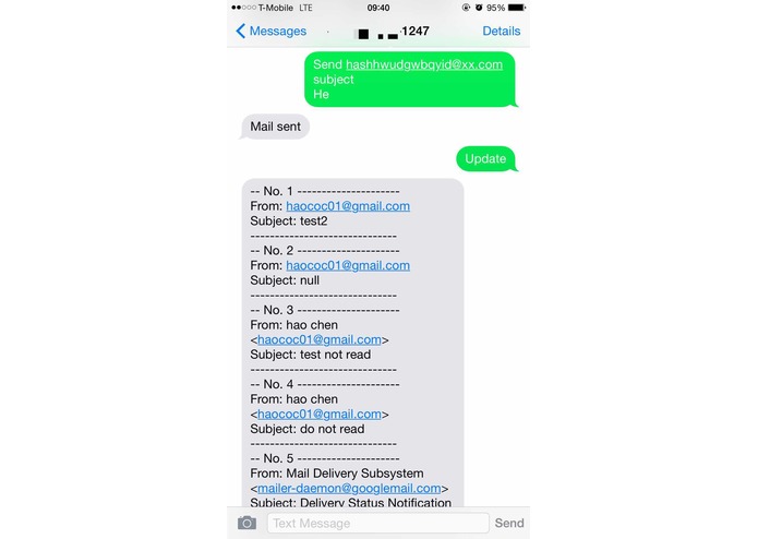 SmsEmail – screenshot 5