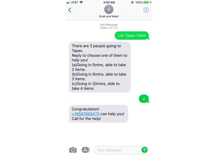 Grab-and-meet – screenshot 1