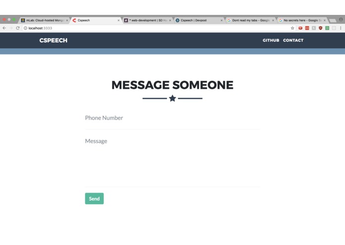 Cspeech – screenshot 2