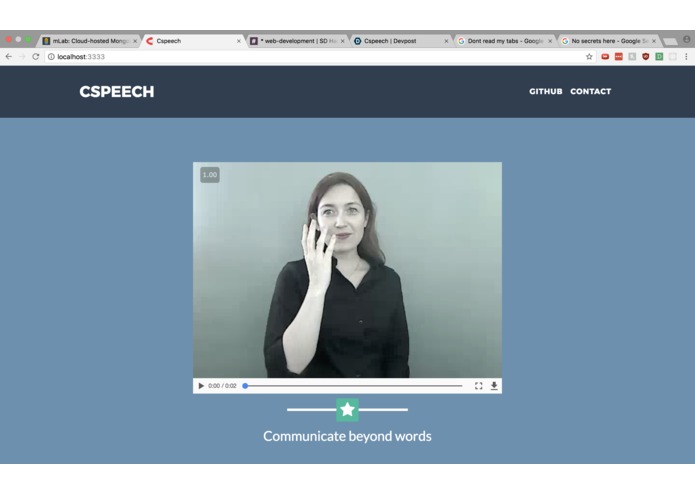 Cspeech – screenshot 3