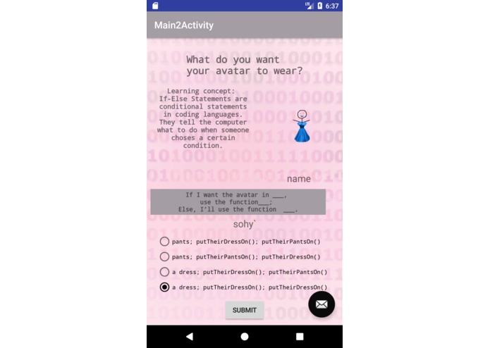 CodeYourAvatar – screenshot 3