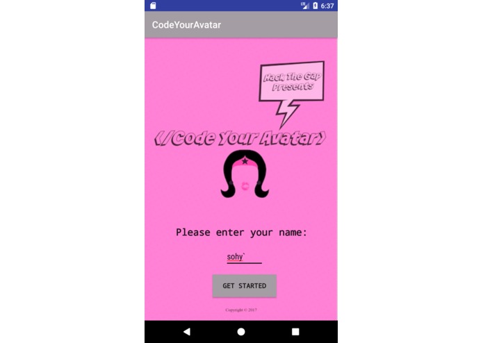 CodeYourAvatar – screenshot 1