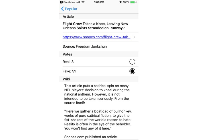Redlines: Crowdsourcing to fight fake news – screenshot 5