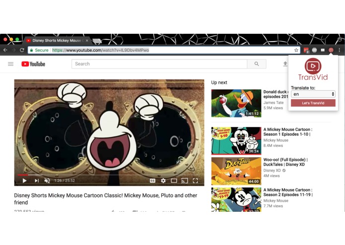 TransVid – screenshot 1