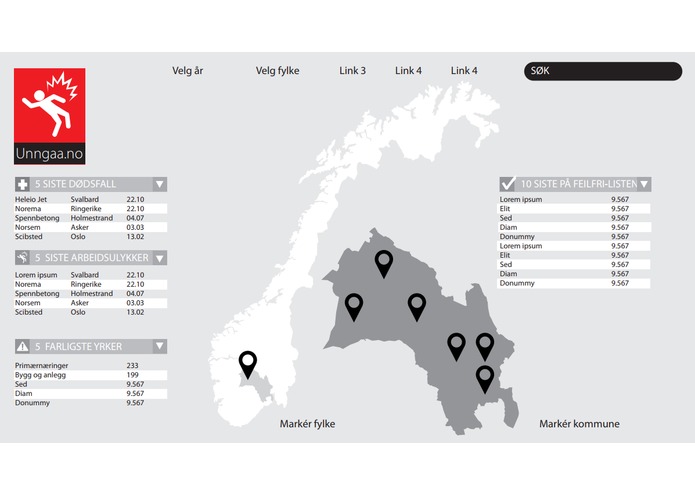 Arbeidslivsdata – screenshot 1