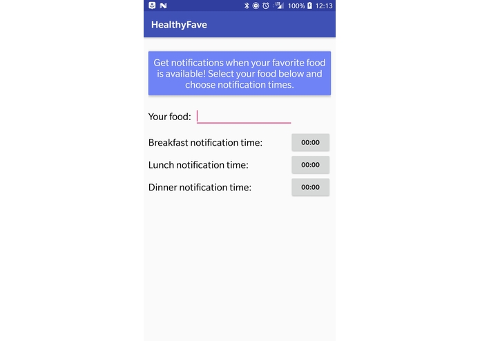 HealthyFave – screenshot 1
