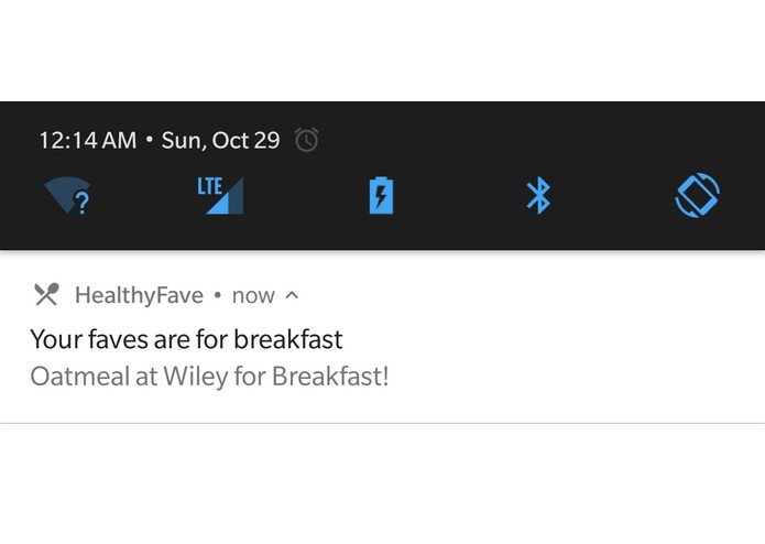 HealthyFave – screenshot 2