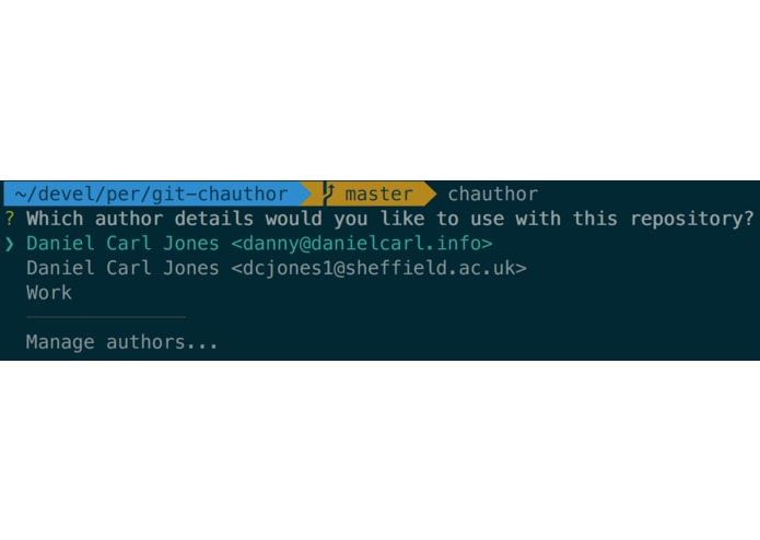 git-chauthor – screenshot 1