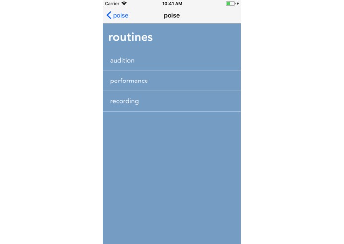 Poise – screenshot 2