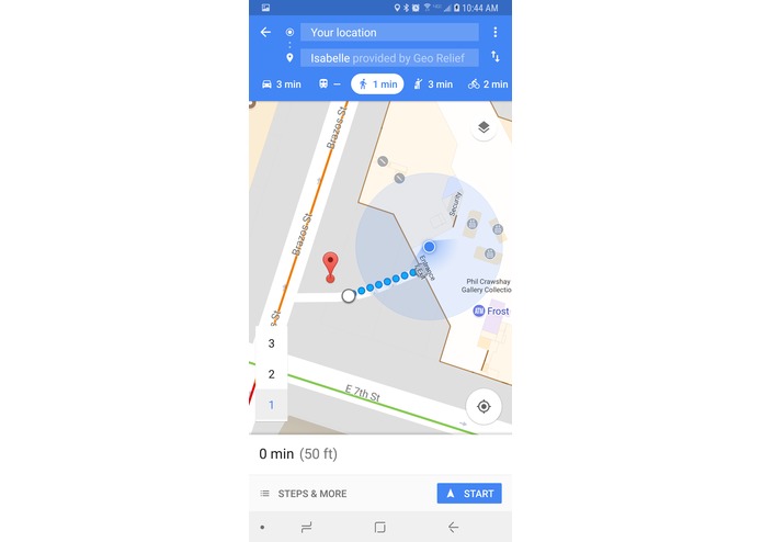 GeoRelief – screenshot 2