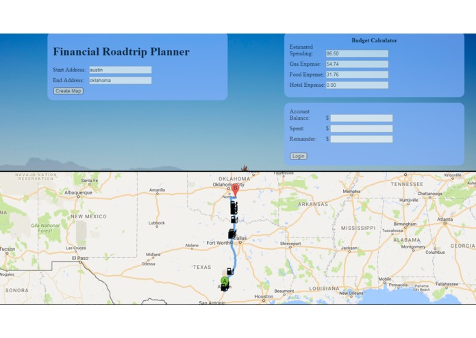 Financial Road Trip Planner – screenshot 5