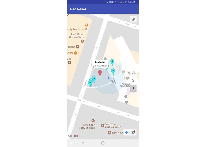 GeoRelief – screenshot 1