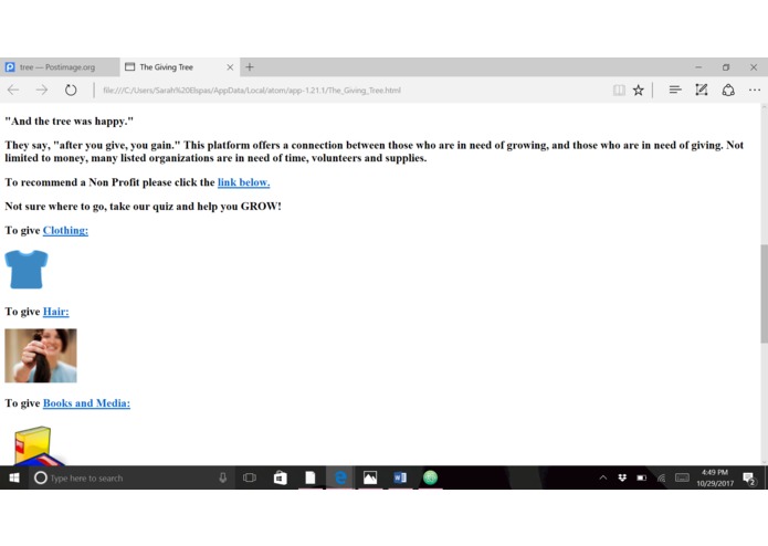 The Giving Tree – screenshot 1