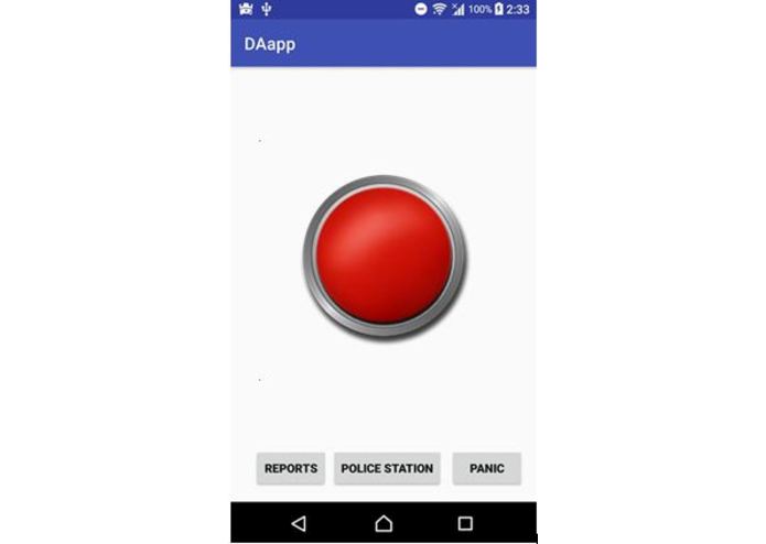 Distress Alerting Application (DAAPP) – screenshot 1