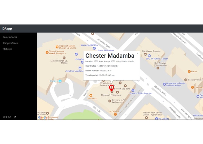 Distress Alerting Application (DAAPP) – screenshot 5