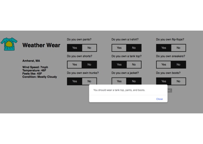 Weather Wear – screenshot 1