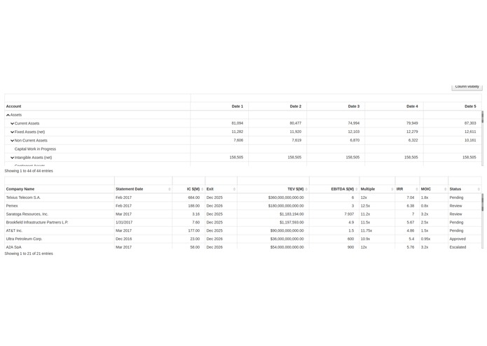 Hierarchy Datagrid – screenshot 1
