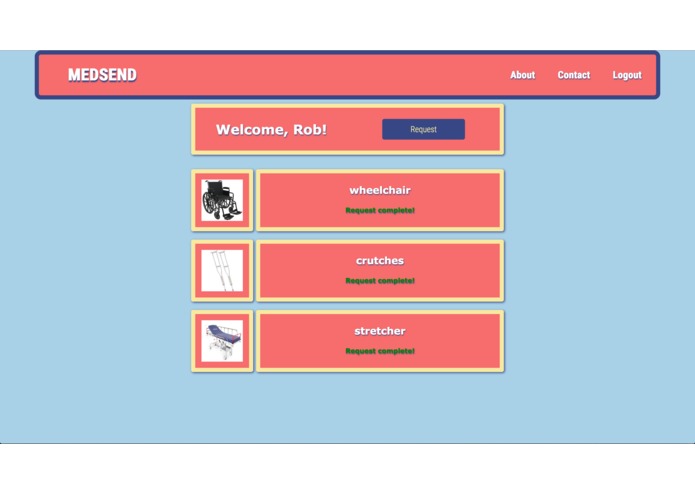 MEDSEND – screenshot 3
