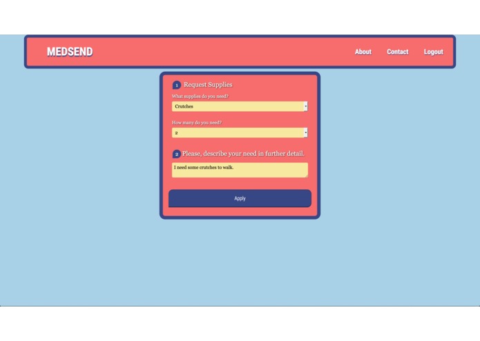MEDSEND – screenshot 4