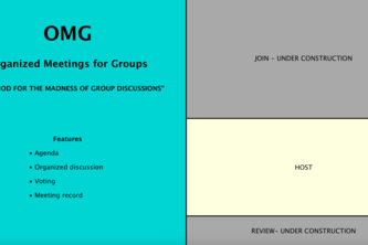 OMG - Organized Meetings for Groups