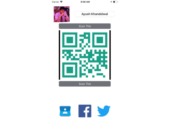 SocialQR – screenshot 1