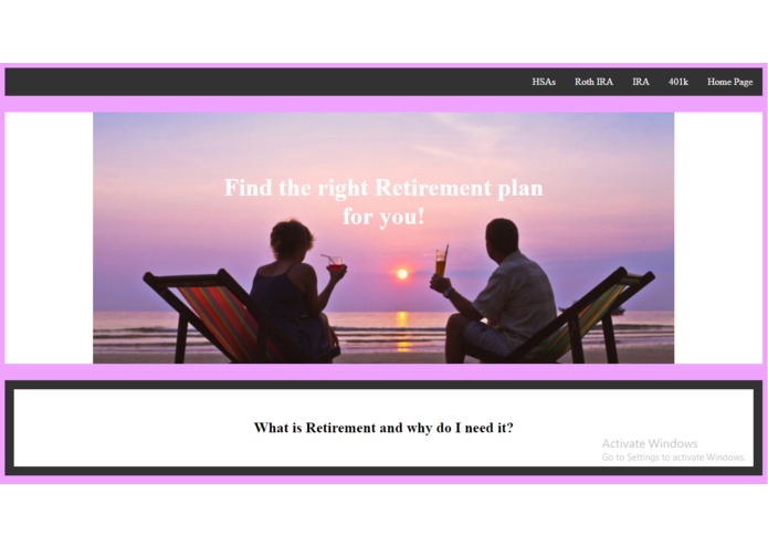 Retirement Plans Site – screenshot 6