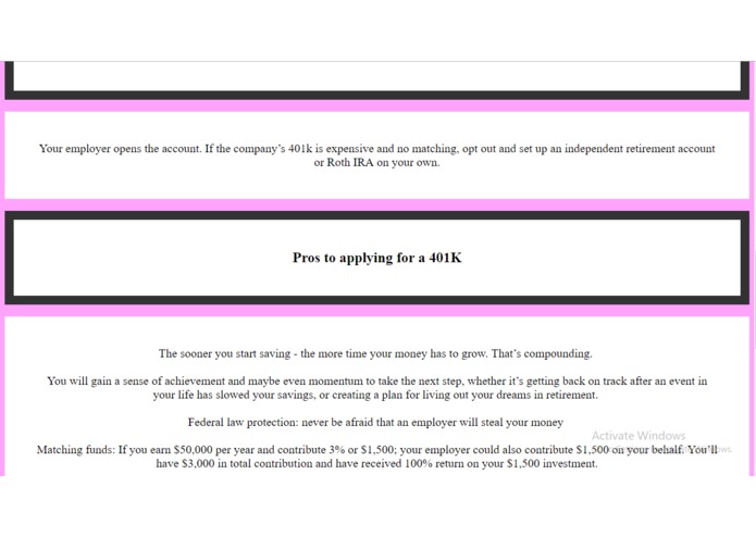Retirement Plans Site – screenshot 7
