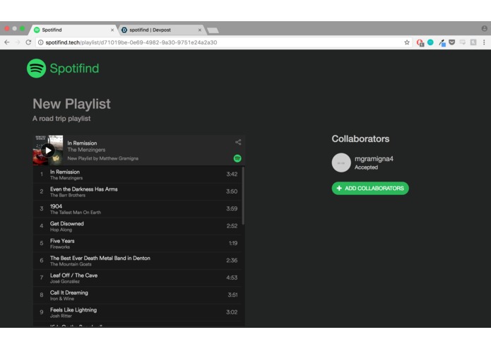 spotifind – screenshot 4