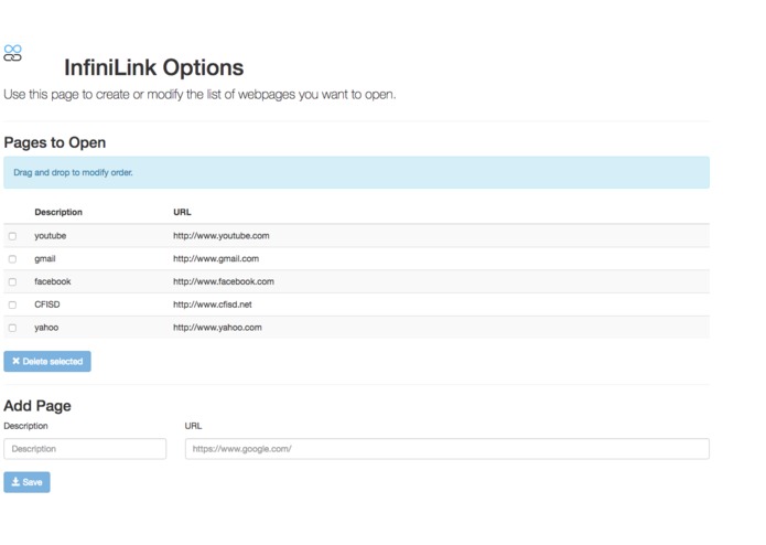 InfiniLink – screenshot 1