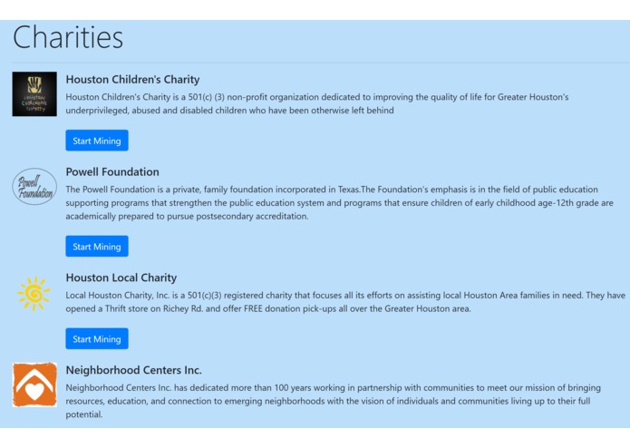 Mine4Charitiy – screenshot 6