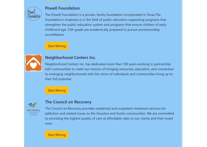 Mine4Charitiy – screenshot 7