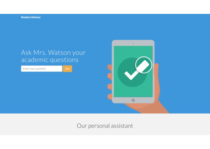 Mr. Watson Student Advisor – screenshot 1
